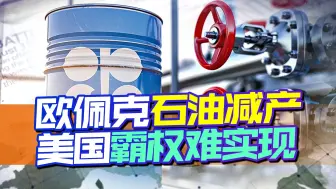 沙伊两国北京会晤，欧佩克带头减产石油，美国霸权独木难支