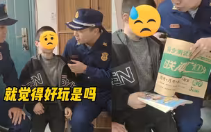 小学生报假火警还开口骂人 消防员“顺网线”找来回赠一套试卷