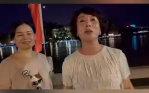台湾媒体人张孟崇在福州西湖偶遇粉丝