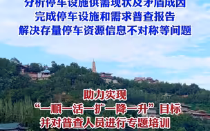 兰州市开启停车设施资源和需求普查