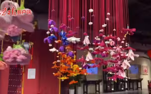 非遗绒线编结作品亮相北京冬奥村，最夺目的是它！