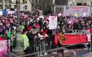 万人游行！纽约民众举行反歧视亚裔的游行集会活动