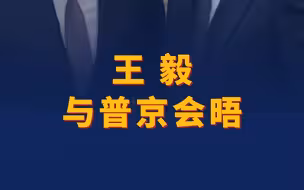 王毅与普京会晤