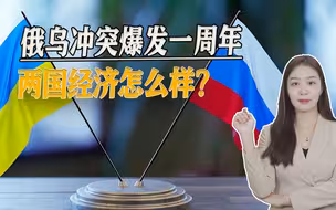 俄乌冲突爆发一周年，俄罗斯经济好于预期，乌克兰靠西方援助续命