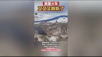 突发！美国火车又又又脱轨了