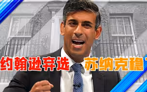 约翰逊宣布弃选，苏纳克发表“胜选感言”，保守党选民是怎么看的