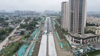 双向十车道全程无红绿灯 成都沙西线西华大道段改造工程最新进展