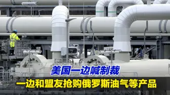 美国一边喊制裁，一边和盟友抢购了7亿美元俄罗斯油气等产品