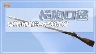 早期滑膛枪口径的定义！霰弹枪口径号越大，其实际口径越小