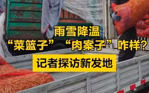 雨雪降温，“菜篮子”“肉案子”咋样？记者探访新发地