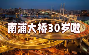 上海人引以为傲的这座大桥，今天30岁了！