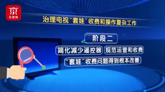 北京稳步推进治理电视“套娃”收费和操作复杂工作