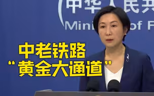 外交部：中老铁路“黄金大通道”的作用正日益显现