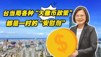 台媒：民进党当局各种“大撒币政策”都是一时的“安慰剂”