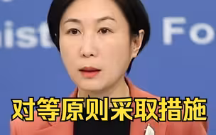 外交部：一些针对中国入境过度做法让人不能接受，将本着对等原则采取措施