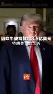 因吹牛被罚款超3.5亿美元，特朗普：会上诉