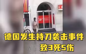德国发生持刀袭击事件致3死5伤