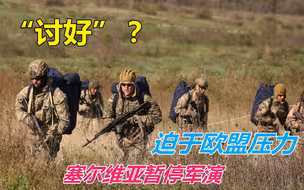 当年被坑惨现今还频“讨好”？迫于欧盟压力，塞尔维亚：暂停军演