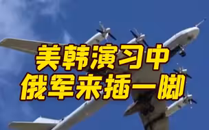 美韩联合军演进行中 俄军机飞入韩