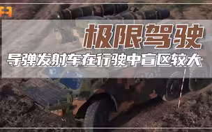 导弹发射车在行驶中，视觉盲区较大，驾驶员能否安全通过