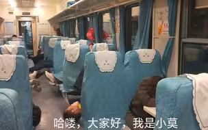 实拍：火车硬座乘客晚上是这样睡觉的