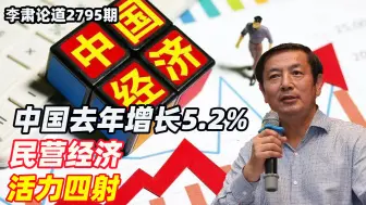 李肃：中国去年增长5.2% ，民营经济活力四射