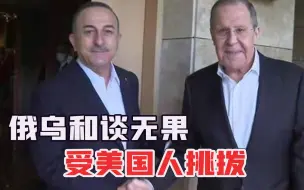 俄乌和谈为什么谈不妥？土俄乌3国外长会谈前，美国人插手其中
