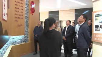 河北承德平泉市党政考察团到我县考察学习食用菌产业发展