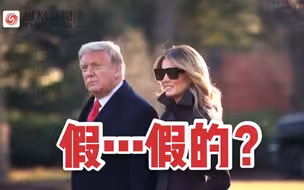 特朗普与梅拉尼娅全程手牵手甜蜜出行，网友热议：这是假的梅拉尼娅！