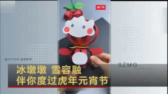 冰墩墩雪容融伴你度过虎年元宵节