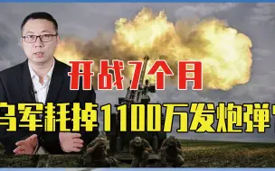 开战7个月，乌军耗掉了1100万发炮弹？不要被误导，被俄炸个精光