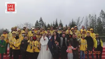 一场特别的婚礼！两个外卖员结婚，来了一大波骑手迎亲