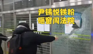 砸碎玻璃、殴打警察：尹锡悦铁粉闯入法院