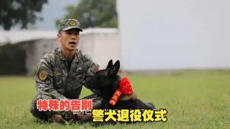 一场特殊的退役仪式