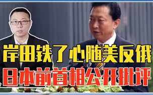 决心随美反俄，岸田立场遭批评，日本前首相直言：之前努力全白费
