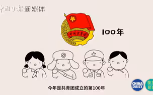 共青团百年华诞，中国青年砥砺前行！