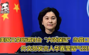 美国又拿所谓对台“六项保证”当借口 外交部发言人华春莹霸气回怼