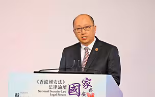 驻港国安公署署长：对黑暴不妥协不怀柔不抱幻想 唯有斗争和法办