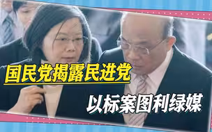 选举将至，国民党再爆猛料，民进党上台后，绿媒获得大量标案谋利