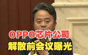 OPPO芯片公司解散前会议曝光，CEO刘君解释哲库关停原因，对此，你怎么看？