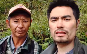 甘宇获救后与救他的村民对话：“找到甘宇了，我叫甘宇！”