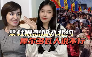 摩尔多瓦总统见完泽连斯基，又收到坏消息：半数民众不想加入北约