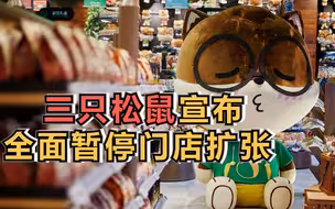 三只松鼠去年营收微降至97.7亿元，称已全面暂停门店扩张