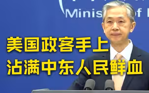 汪文斌揭批美国在中东等地严重侵犯人权“三宗罪”