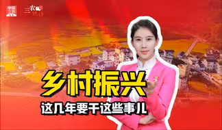 三农锐评丨乡村振兴，这几年要干这些事儿