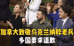 加拿大致敬乌克兰纳粹老兵 多国要求道歉