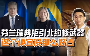 入约但不引核武器，芬兰瑞典太傻太天真，北约的便宜可不好占