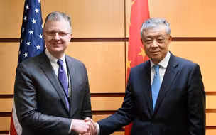 中国政府朝鲜半岛事务特别代表刘晓明访问美国华盛顿