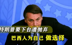 眼看特朗普失势，巴西总统终于“反了”，塑料友谊哪有利益重要