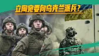 立陶宛想第一个“吃螃蟹”？向乌克兰派兵只剩临门一脚